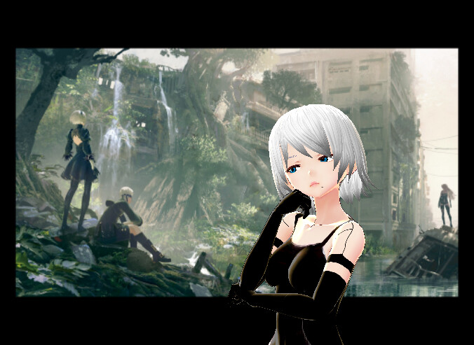 Artstation ヨルハa型2号 ニーア オートマタ Nier Automata Vroid Model Artstation ヨルハa型2号 ニーア オートマタ Nier Automata Vroid Model