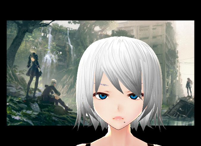 Artstation ヨルハa型2号 ニーア オートマタ Nier Automata Vroid Model