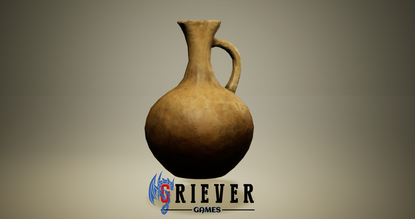 Ceramic Jug | Griever Games Environment Asset
