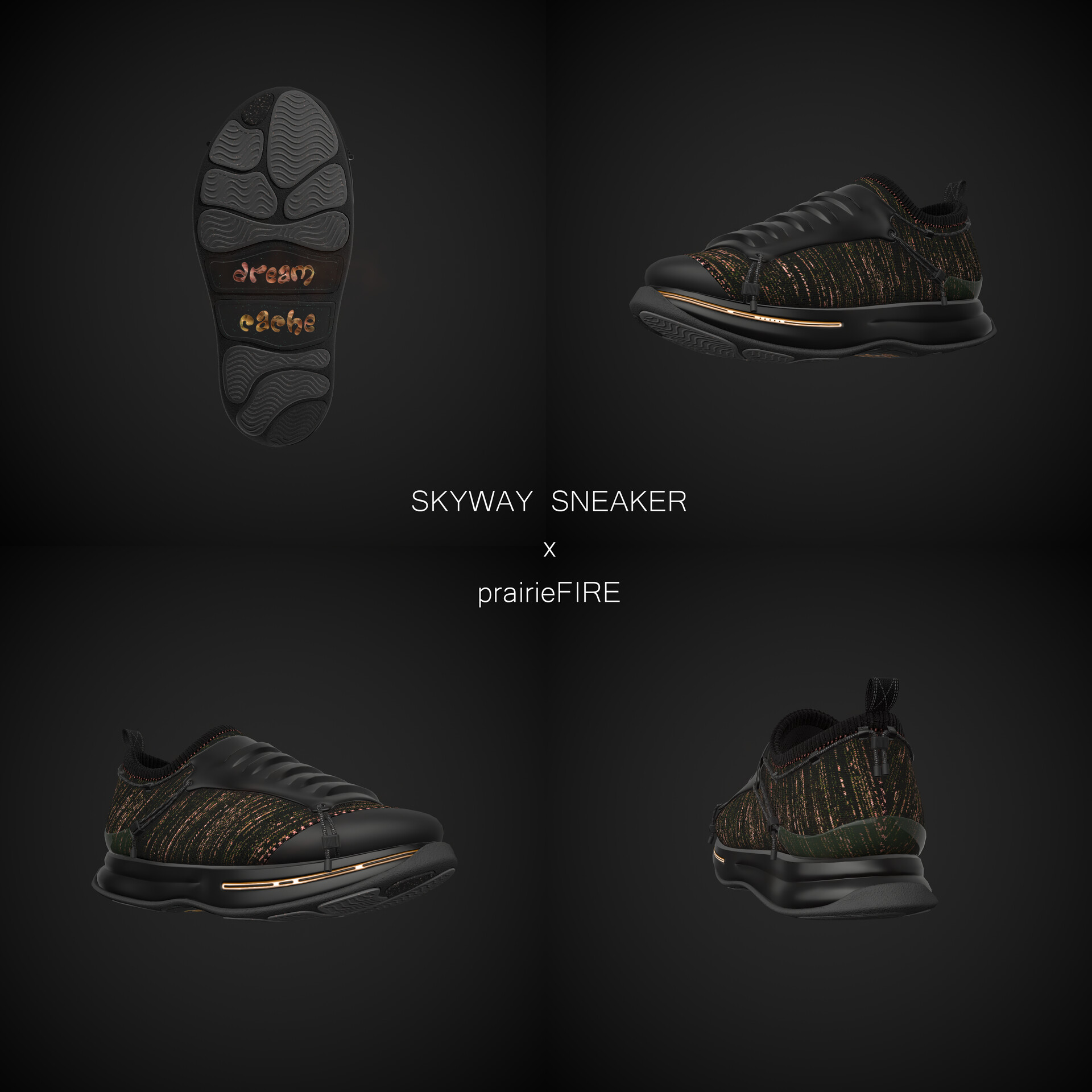 dream cache - Skyway Sneaker Realtime Character Asset