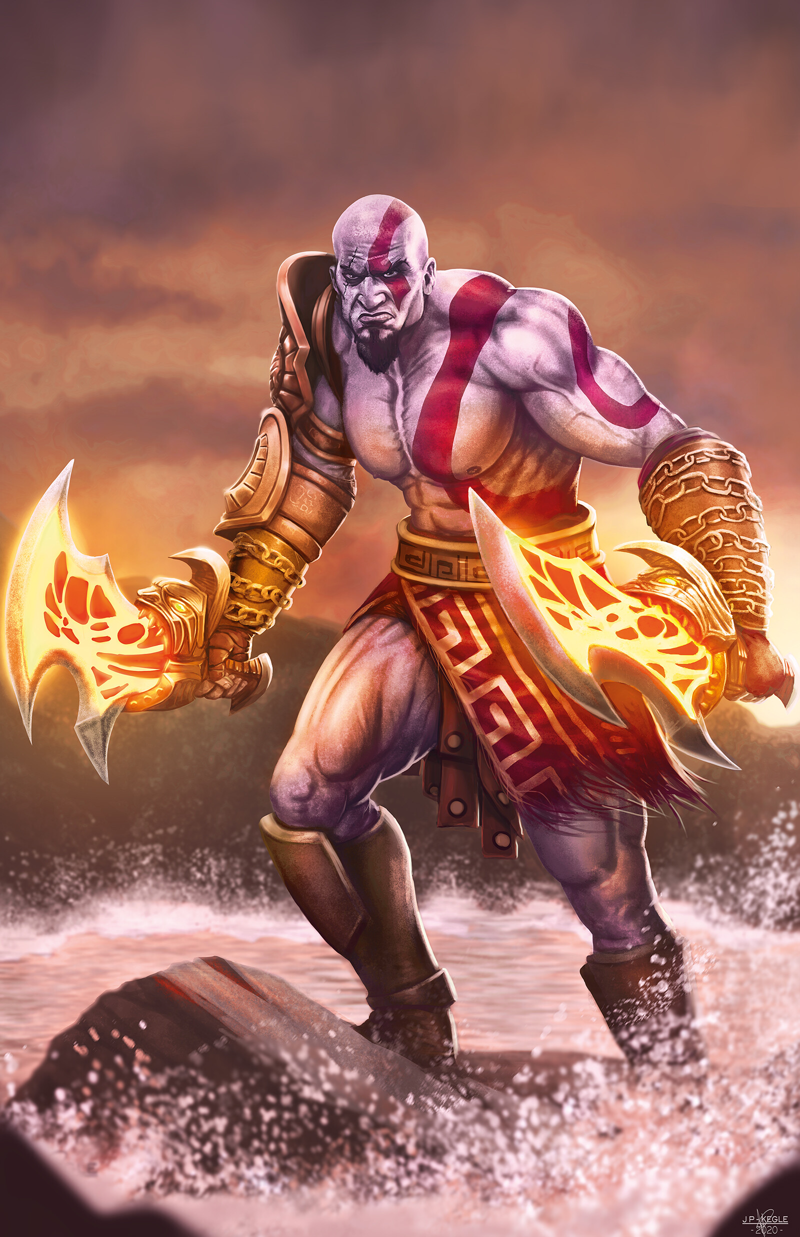 ArtStation - God of War - Ghost of Sparta (Artwork