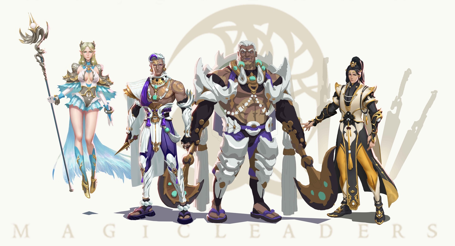 ArtStation Chinese traditional immortal heroes