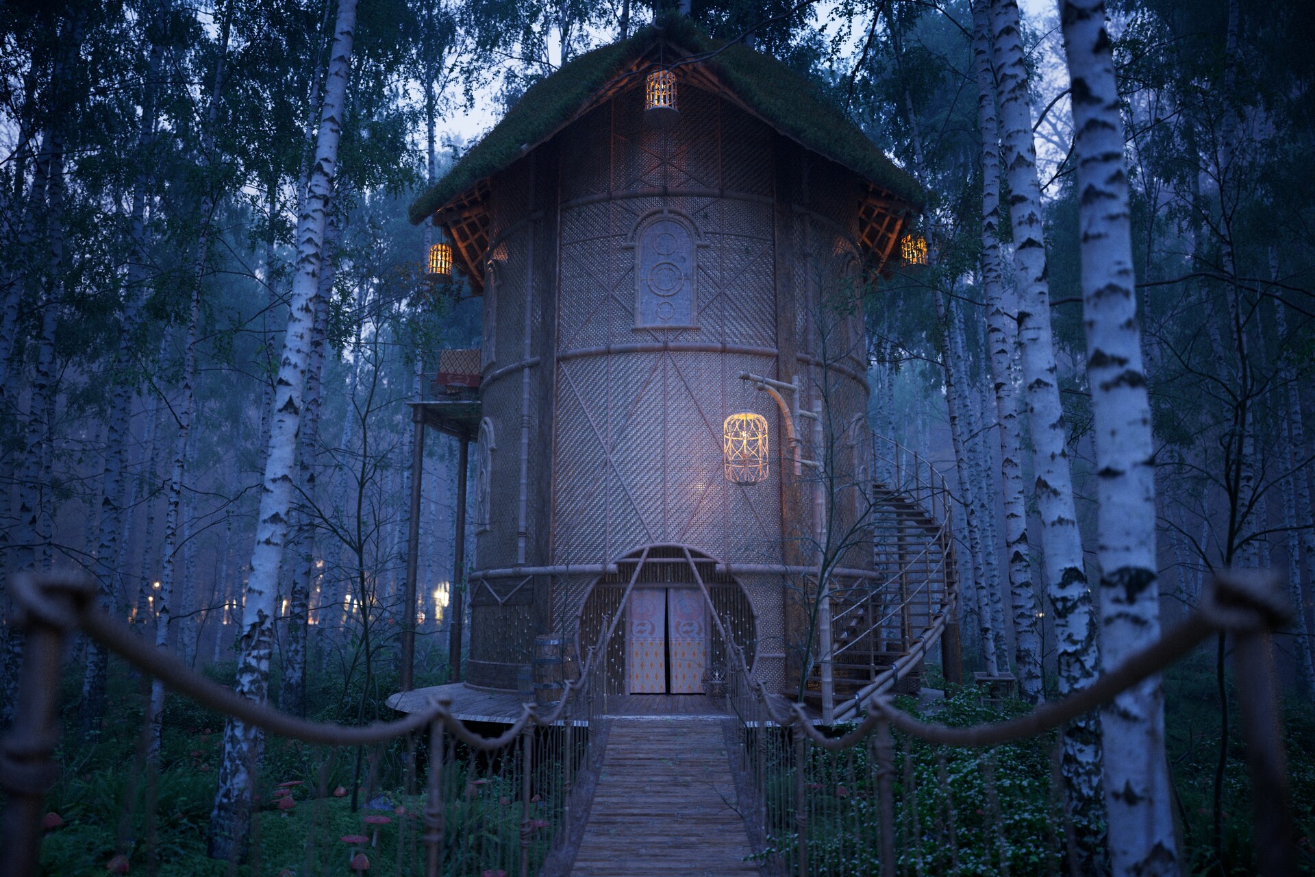 ArtStation Forest Dwelling