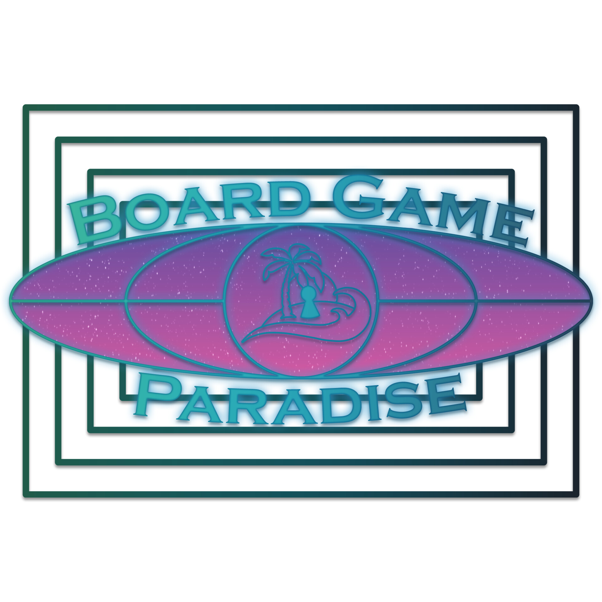 Andrew Hubbell Board Game Paradise "Synth/Vaporwave"