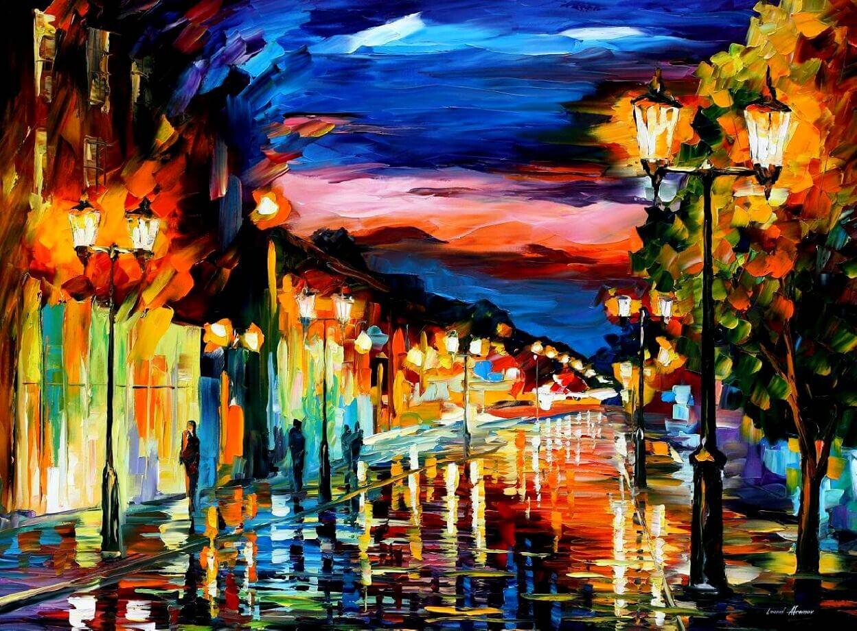 Tablo. Леонид Афремов. Леонид Афремов (Leonid Afremov). Leonid Afremov художник-Импрессионист. Живопись Леонида Афремова.