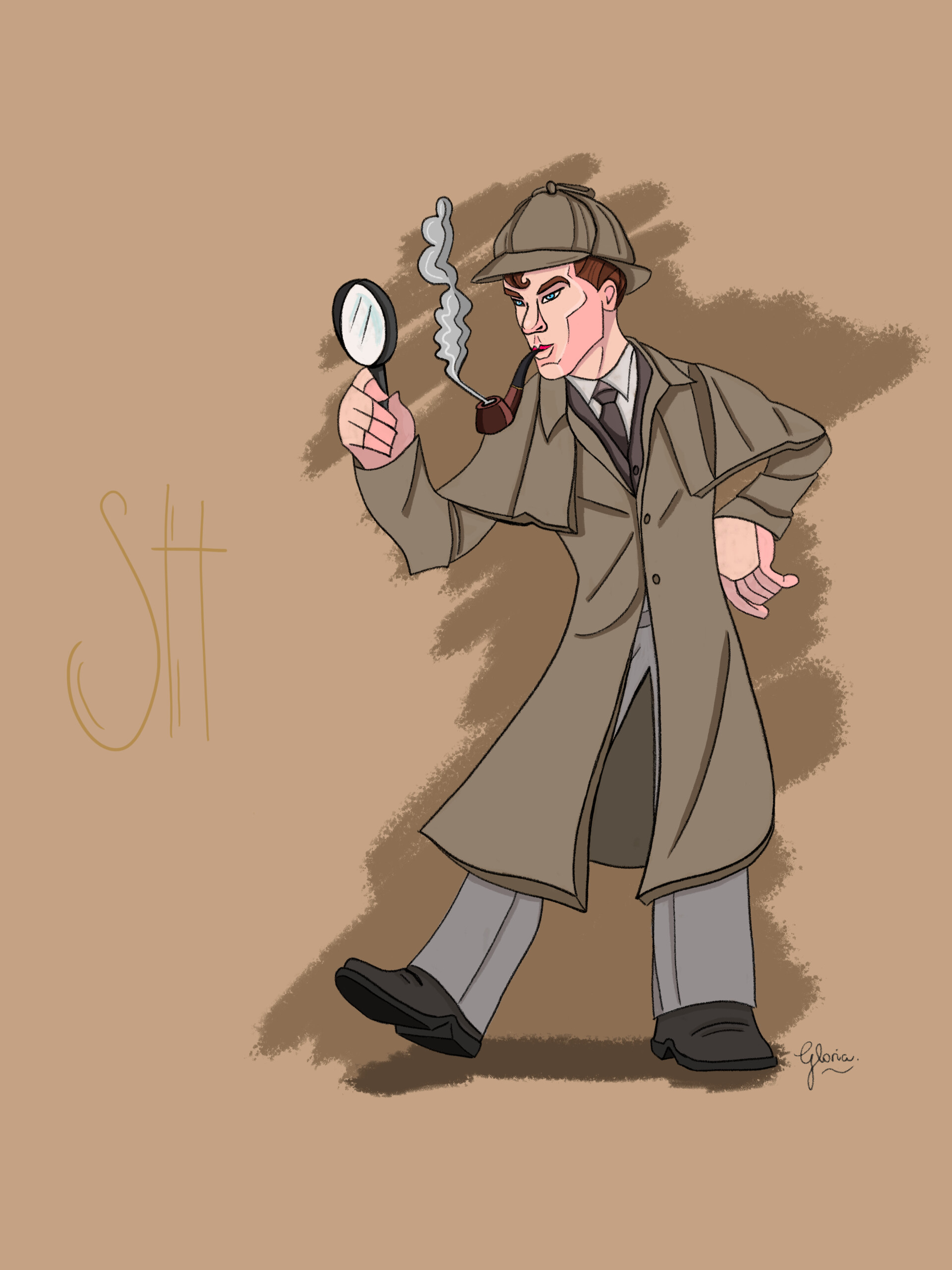 ArtStation - Sherlock Holmes - Disney Infinity Style