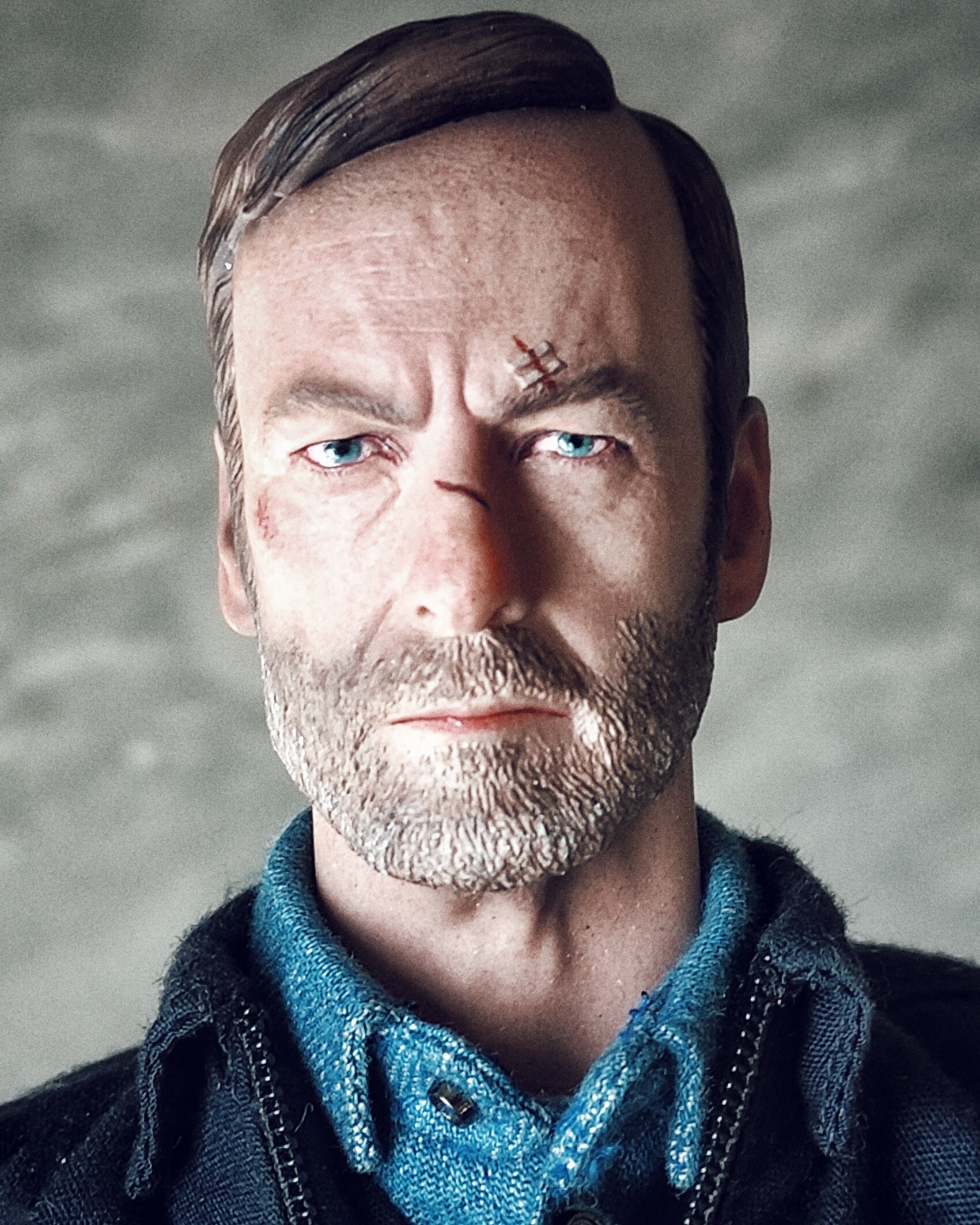 ArtStation close up 1/6 headsculpt hutch mansell from nobody movie