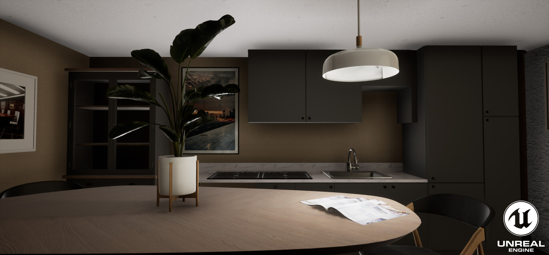 ArtStation Interior design modern albanian house