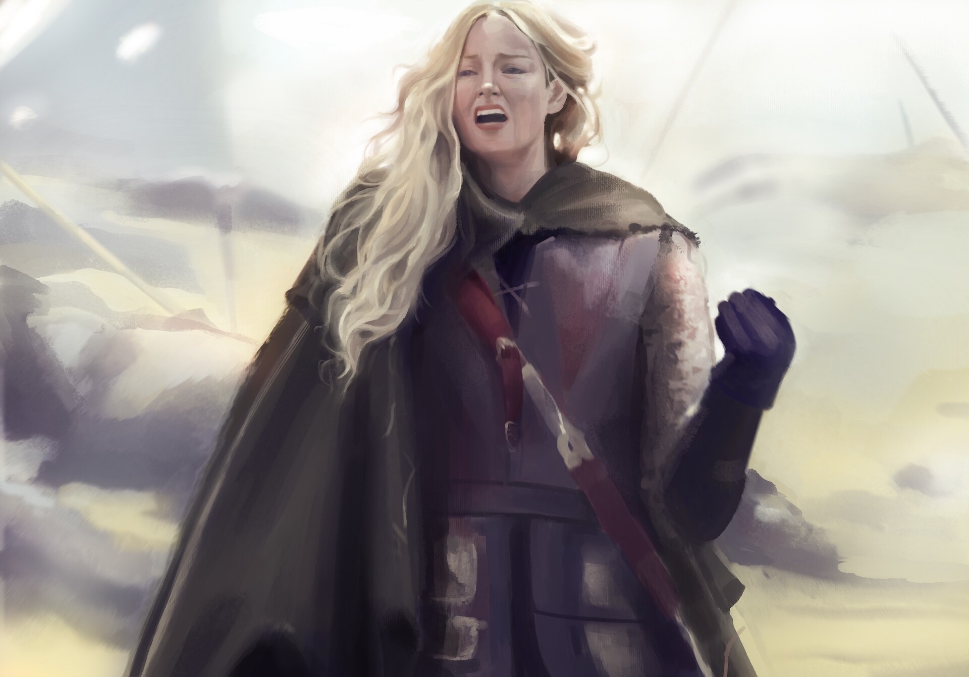 ArtStation - Shieldmaiden of Rohan