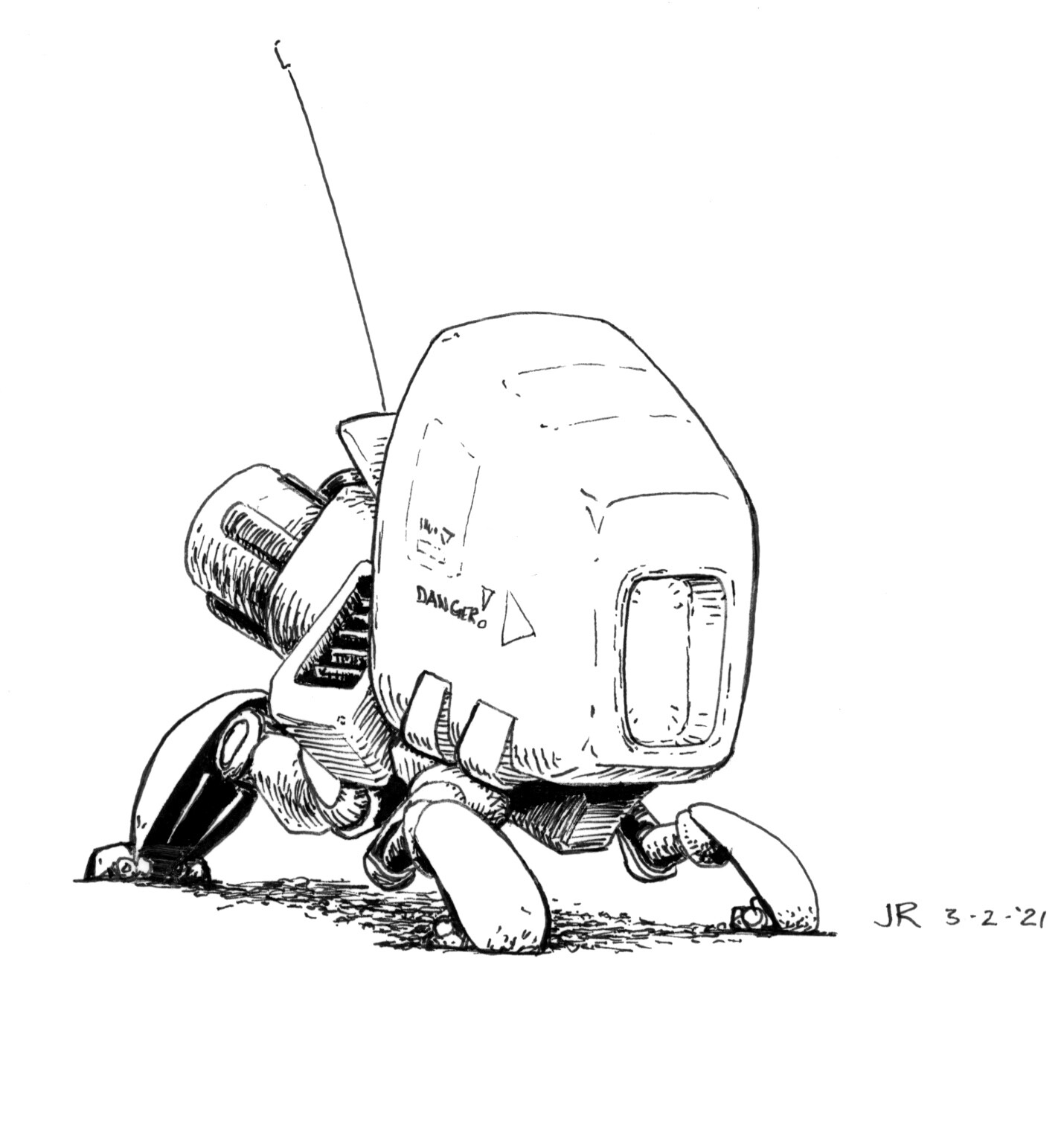 March of Robots 2021. Day 2. Cannon.