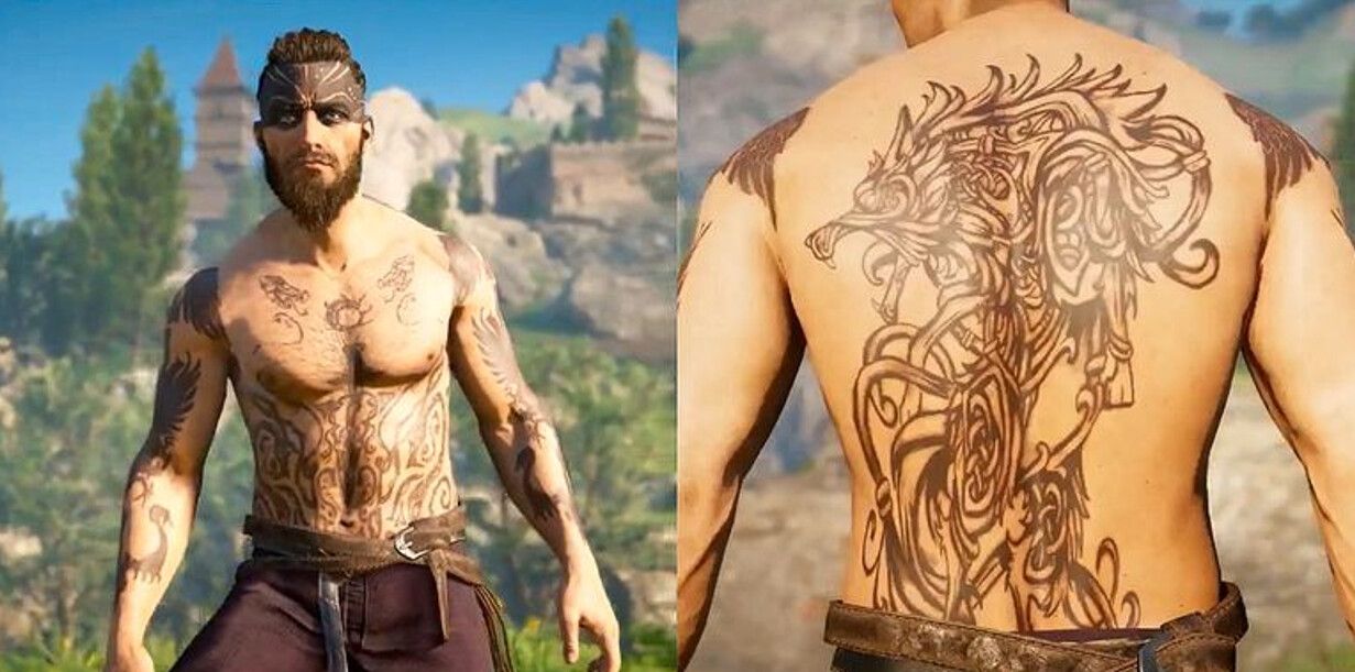 Anaïs LP_perso - Assassin's Creed Valhalla Tattoo contest 2021