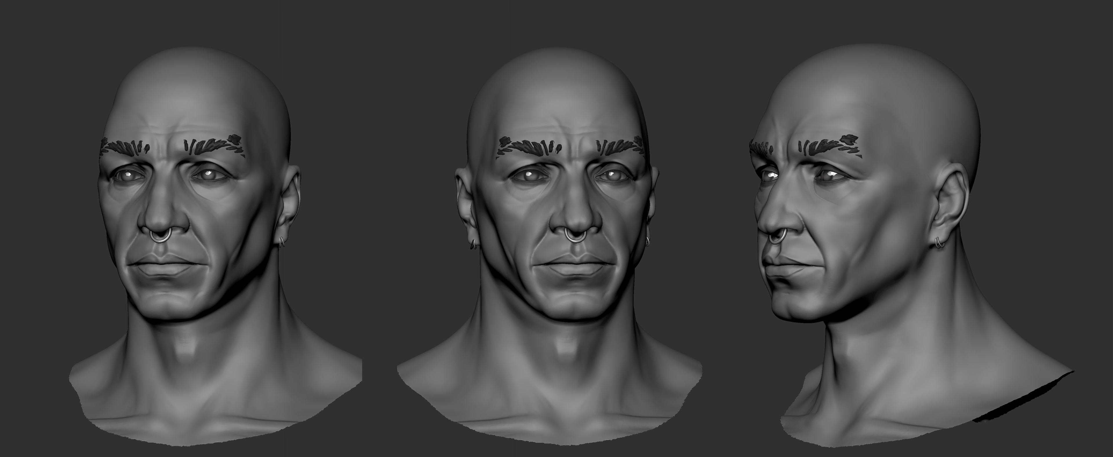 Zbrush - before tertiary
