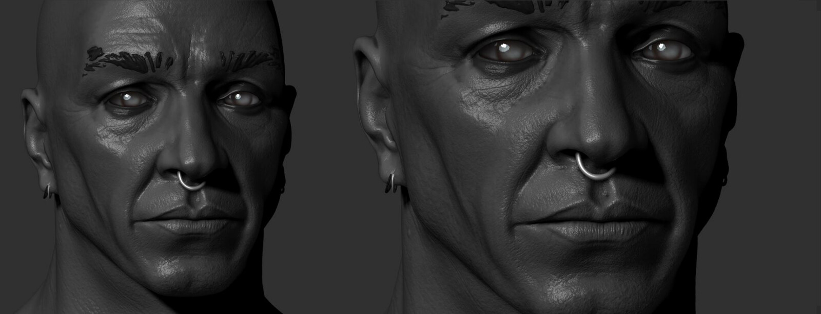 Zbrush - tertiary details and scan info.