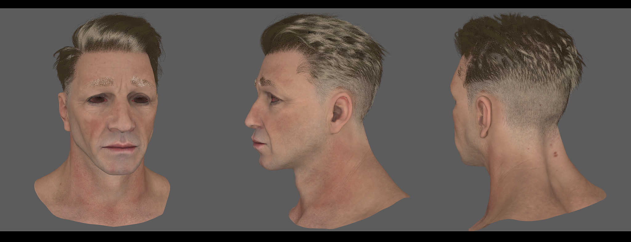 Head Texturing Progress 