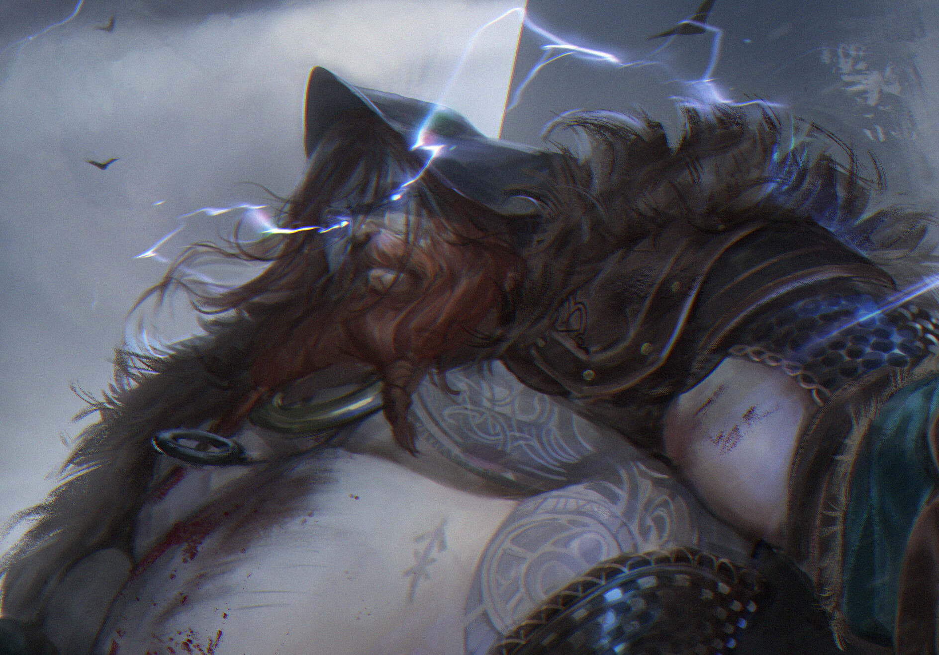 Thor (God of War) - God of War Ragnarök - Image by Vonstrous #3920580 -  Zerochan Anime Image Board