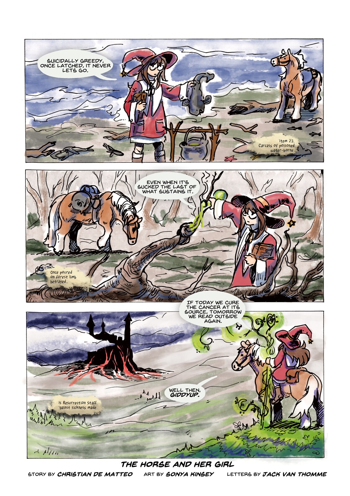 The Horse and Her Girl P. 2, completed.
