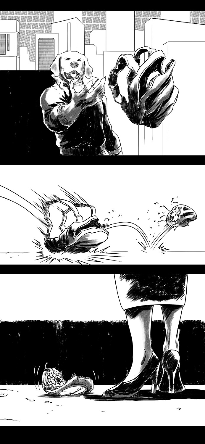 Inked page for Wardogs Chronicles #4