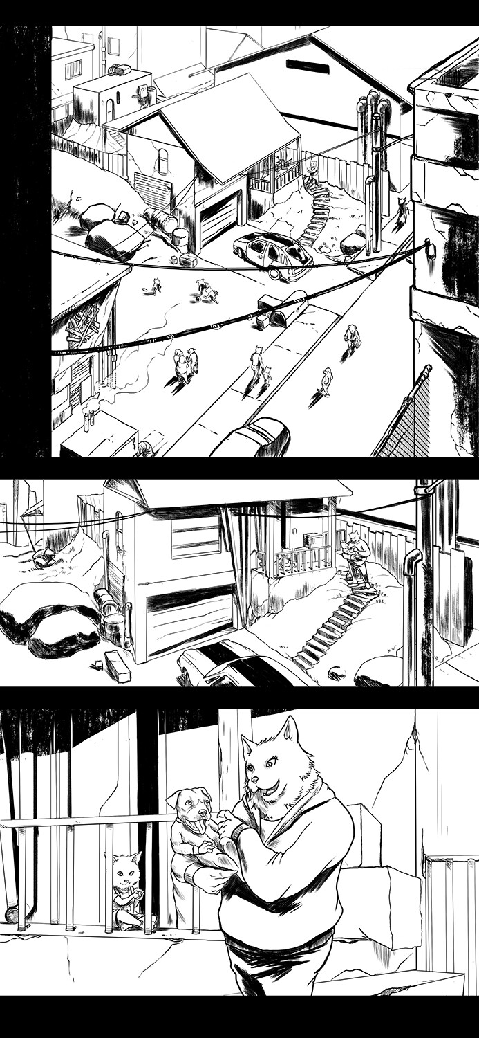 Inked page for Wardogs Chronicles #4