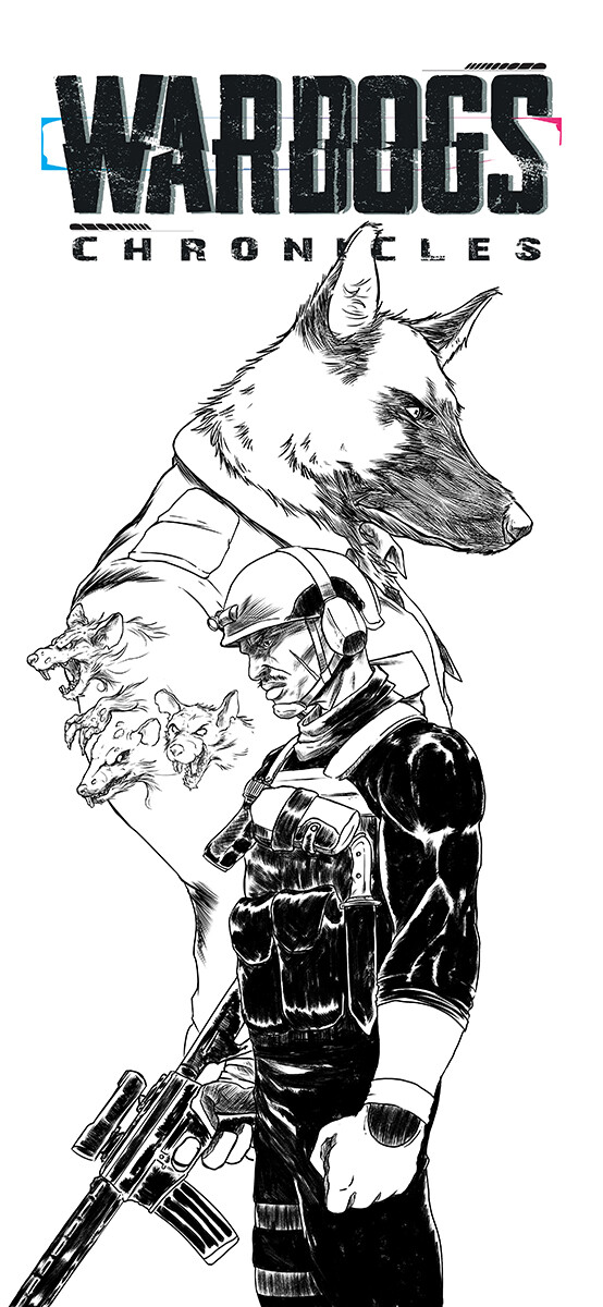 Wardogs Chronicles #2 cover ink