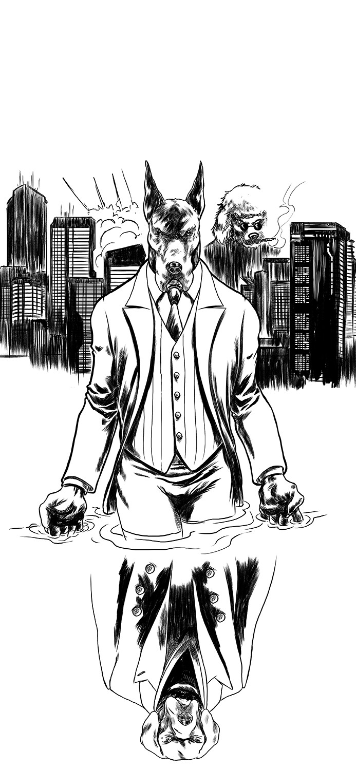 Wardogs Chronicles #3 cover ink