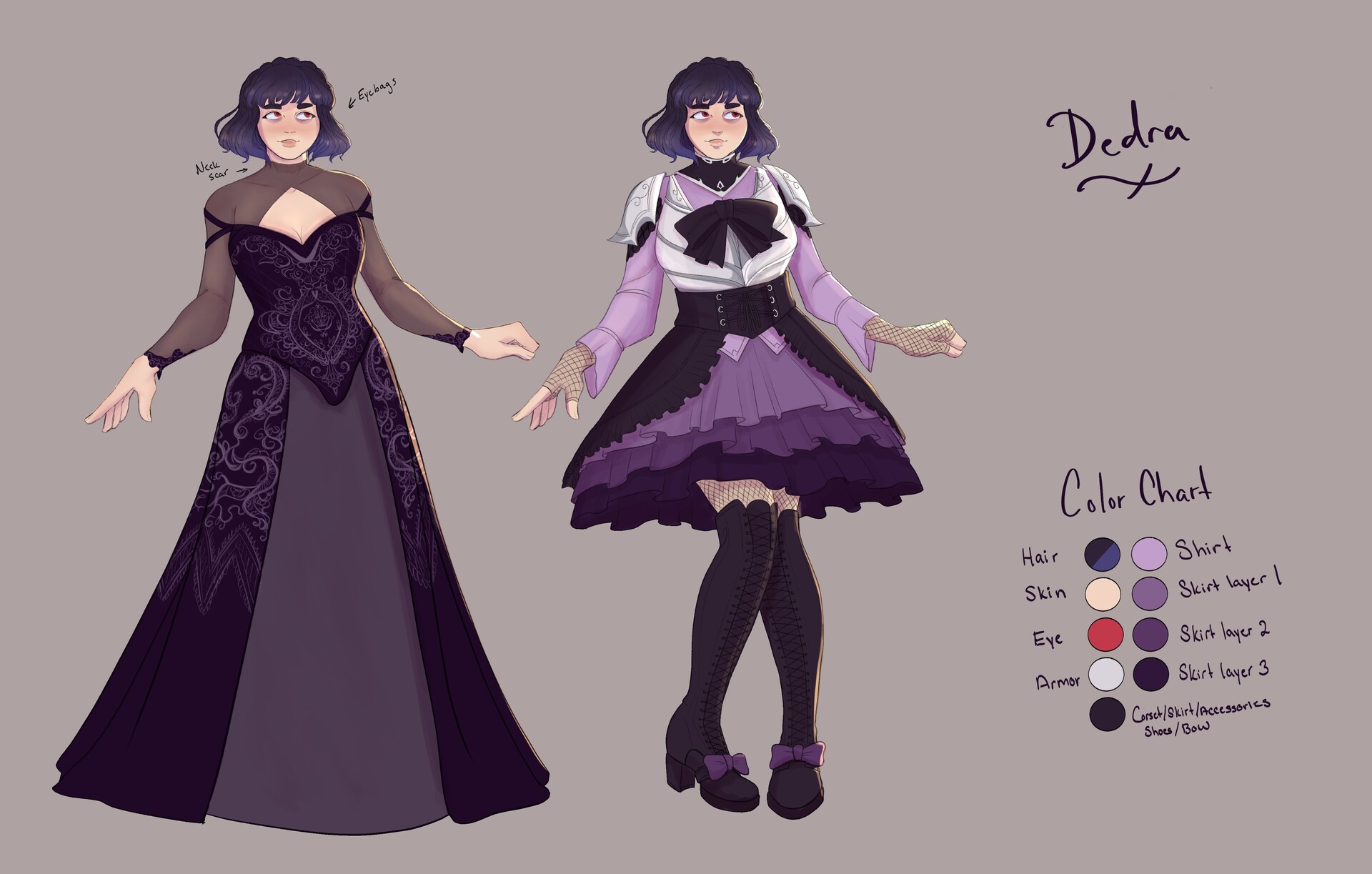 ArtStation - Dedra Nevermore : Original Character