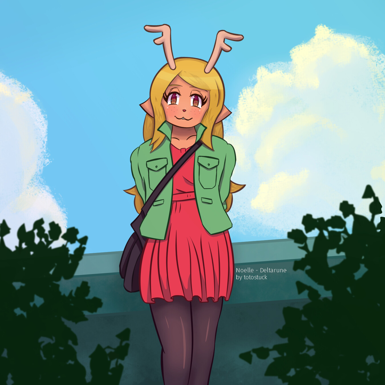 Artstation noelle deltarune