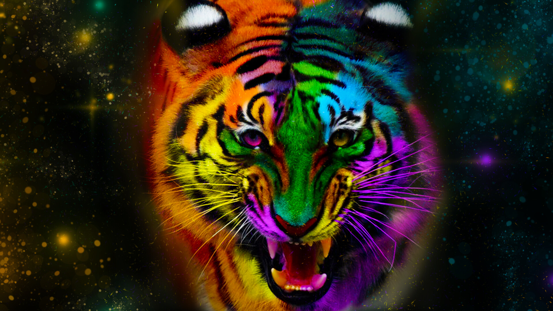ArtStation - Tiger Face Wallpaper