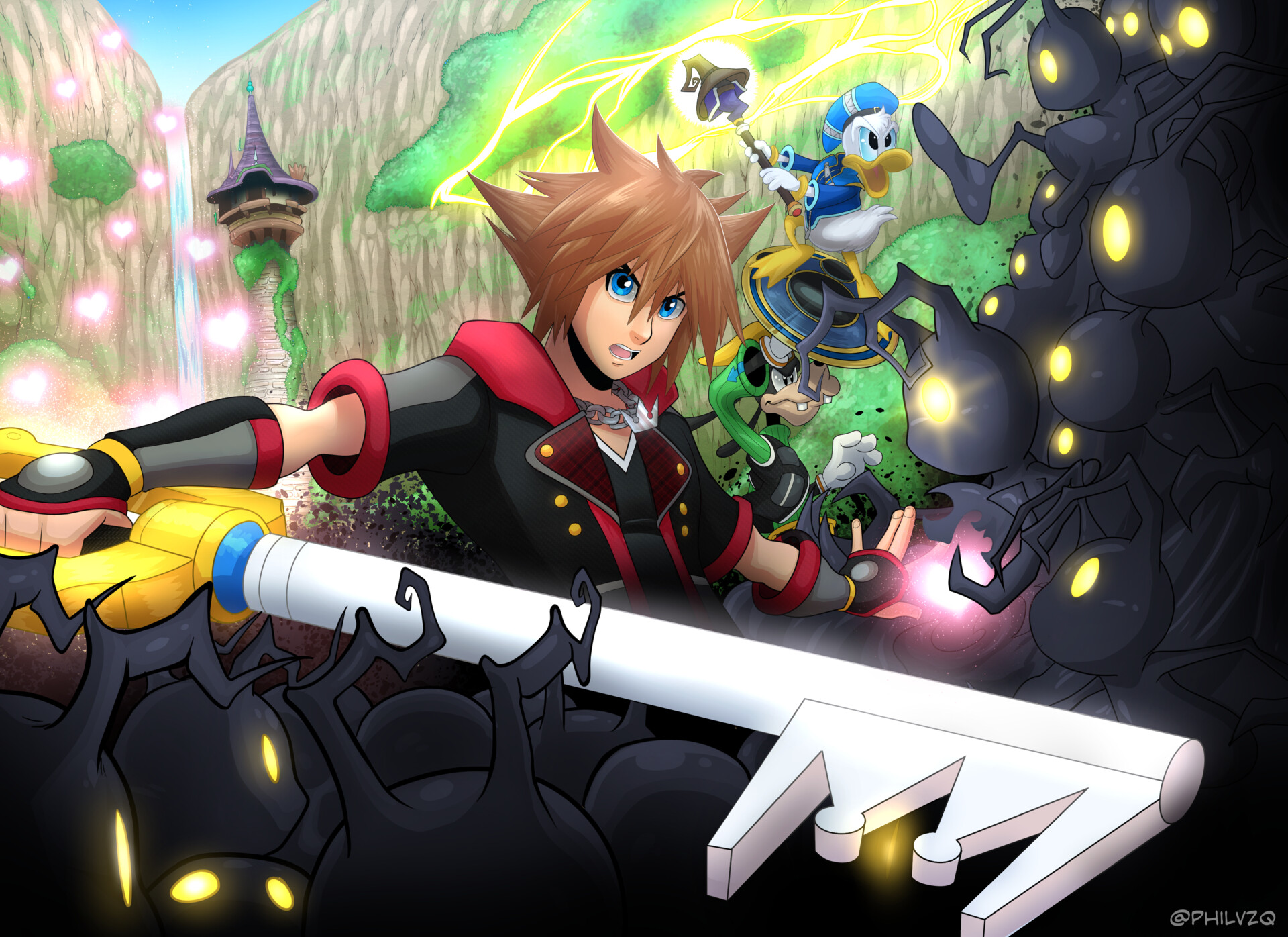 ArtStation Kingdom Hearts III Kingdom of Corona (Tangled)