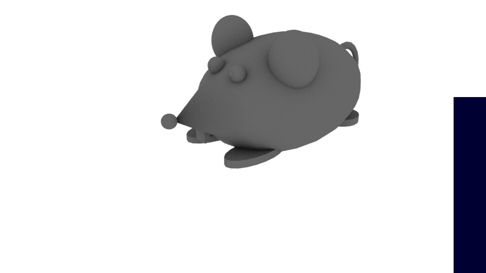 ArtStation - Raton hecho en Maya por Erica Madrigal