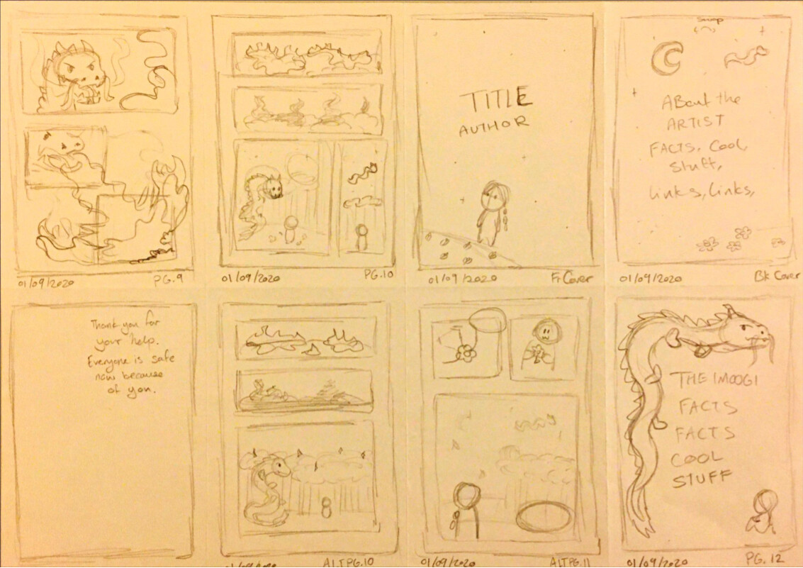 Alex Wray The Imoogi Comic Planning Page Layout Thumbnails alex-wray-the-imoogi-comic-planning-page-layout-thumbnails
