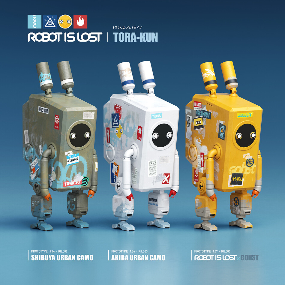 ArtStation - robot is lost | TORA-KUN x GOHST ArtStation - robot is lost | TORA-KUN x GOHST