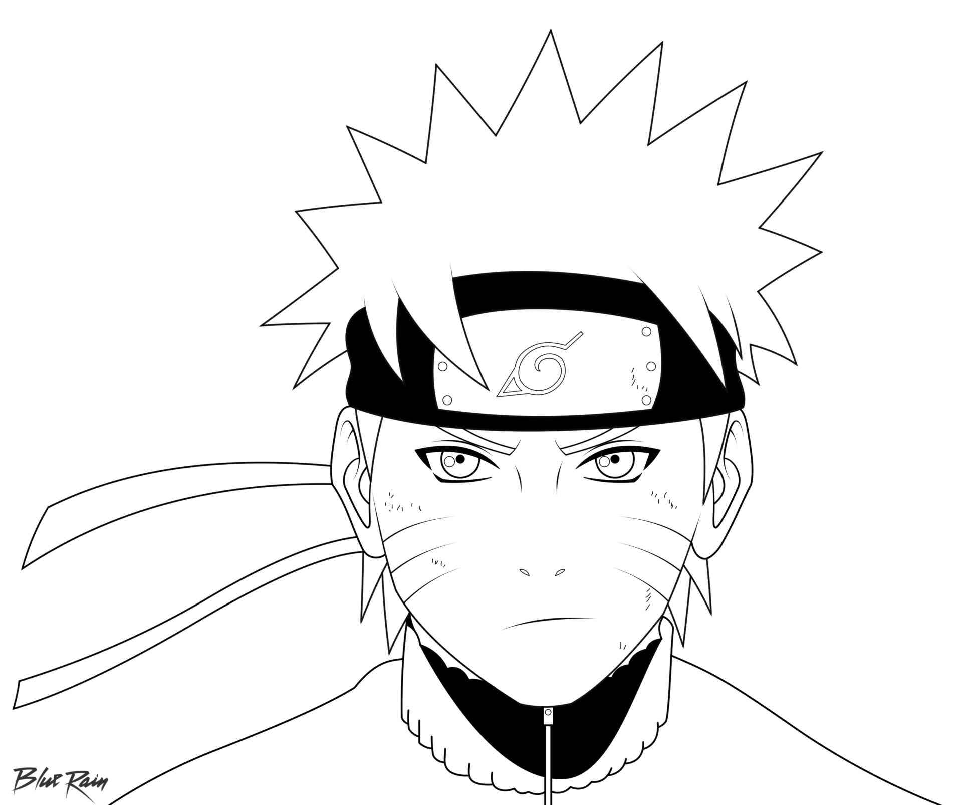 How to Draw Naruto Uzumaki, Naruto