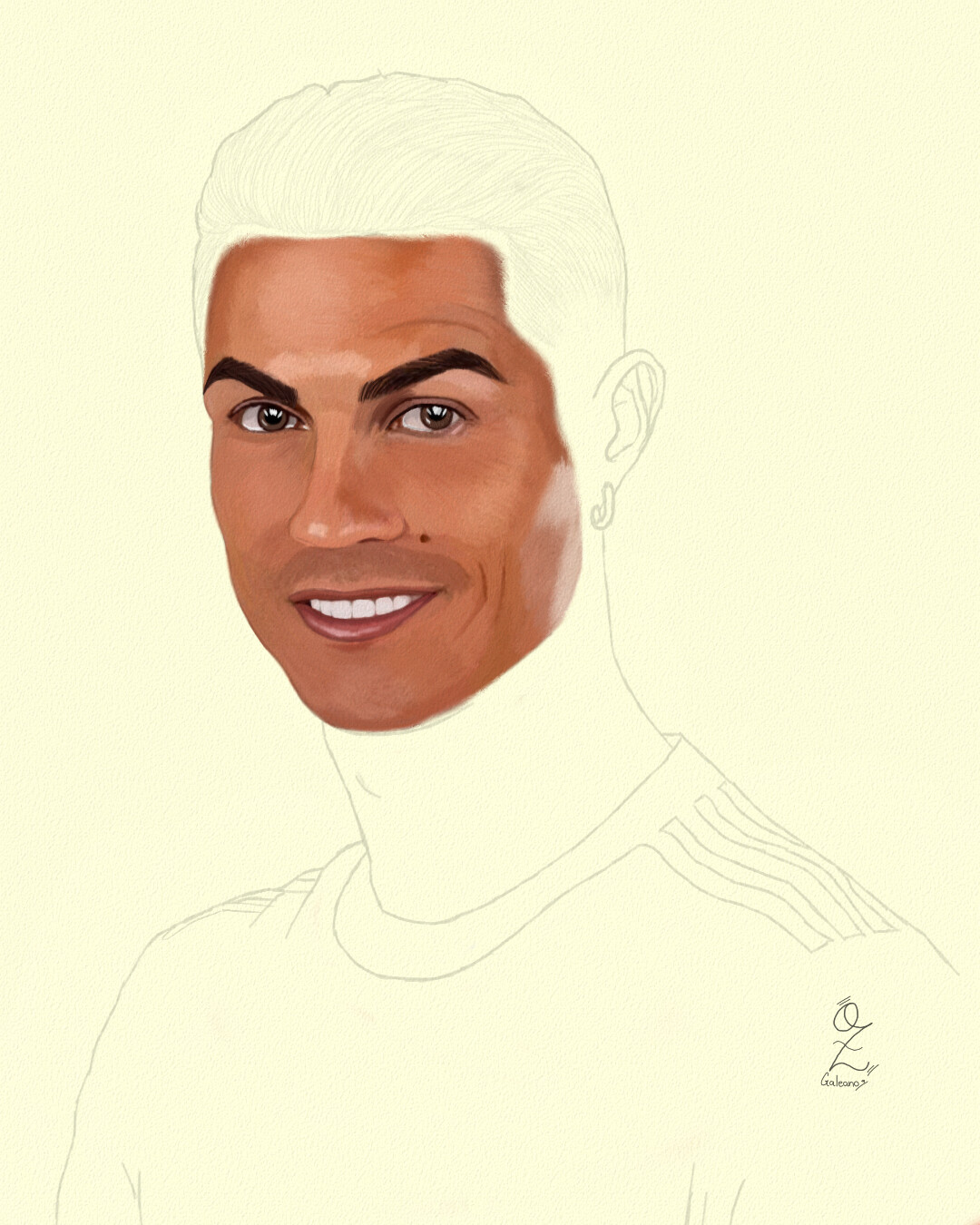 Drawing of Cristiano Ronaldo / how to draw ronaldo easy pencil sketches -  YouTube