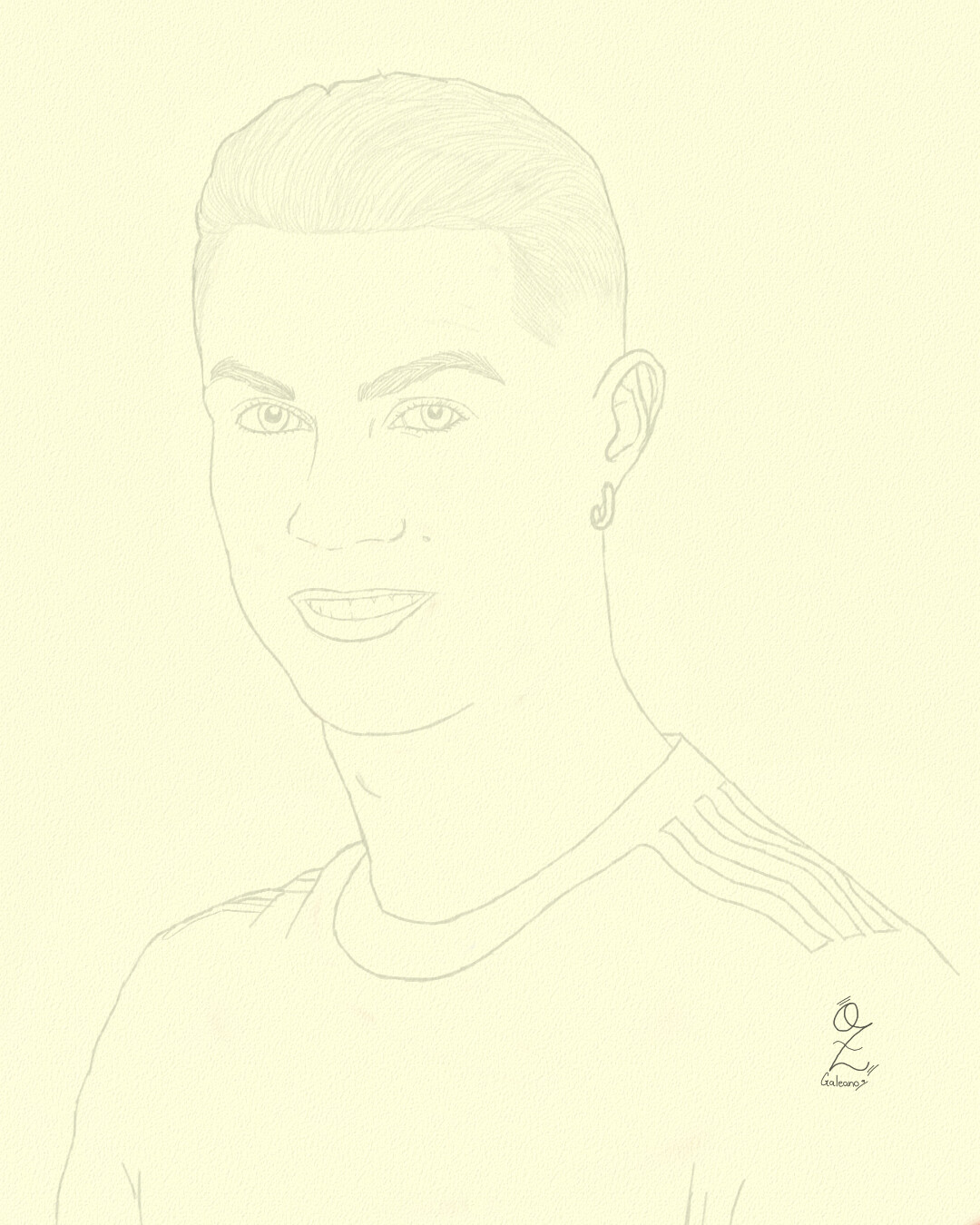 Portrait of Cristiano Ronaldo by Sergio Ingravalle on Dribbble