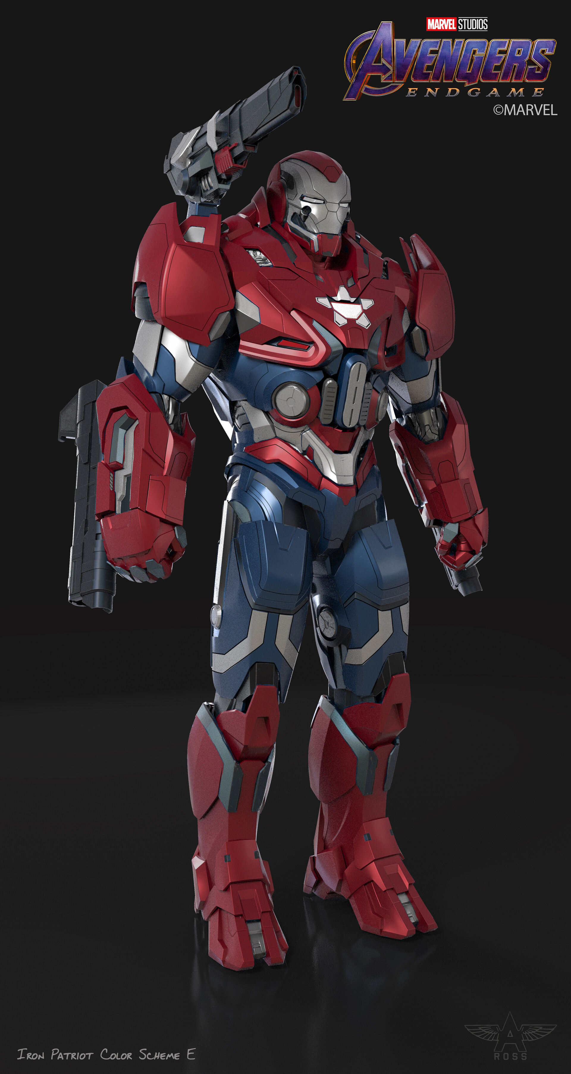 ArtStation - Avengers Endgame: Iron Patriot