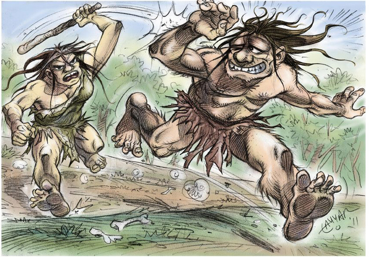 ArtStation Caveman Runs