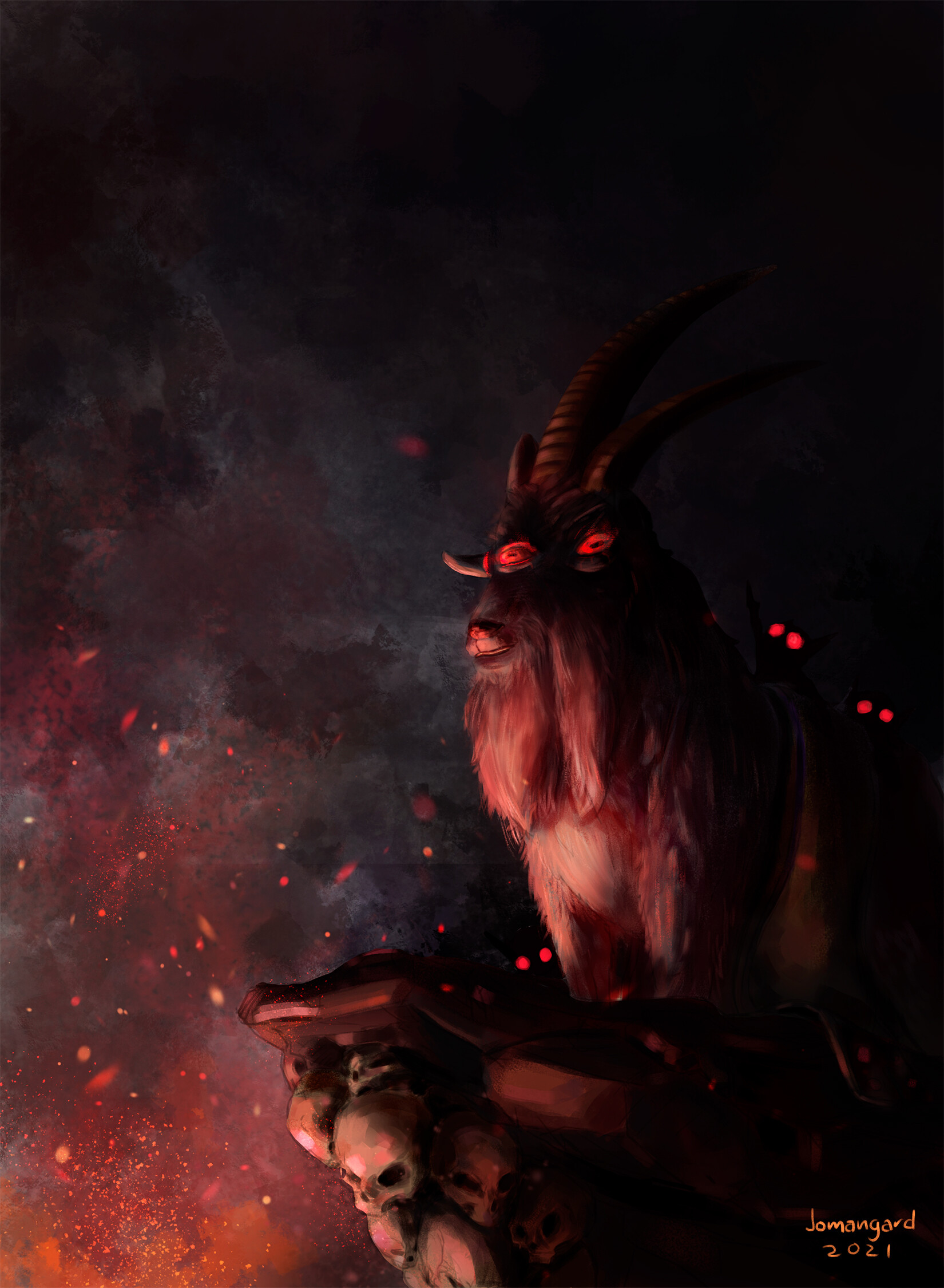 artstation-three-eyed-hell-goat