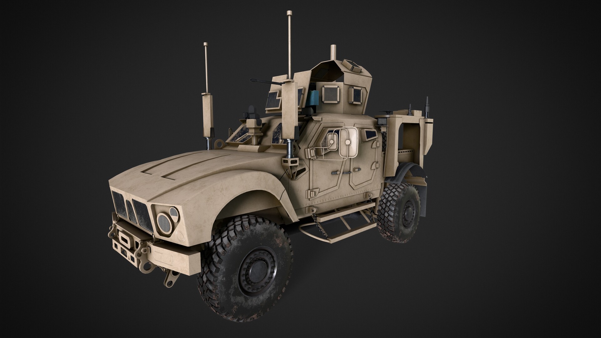 ArtStation - Oshkosh M ATV