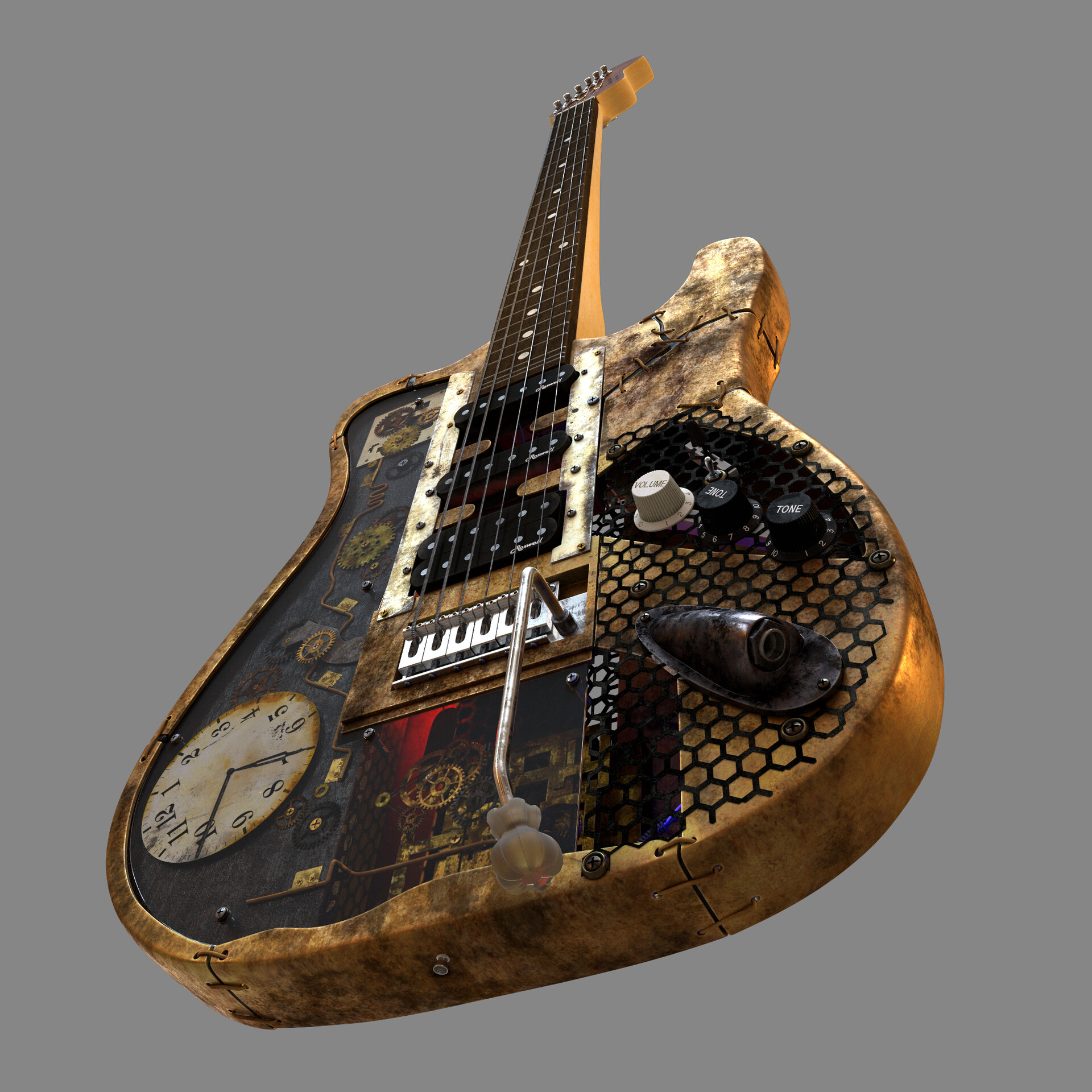 Steampunk guitar online