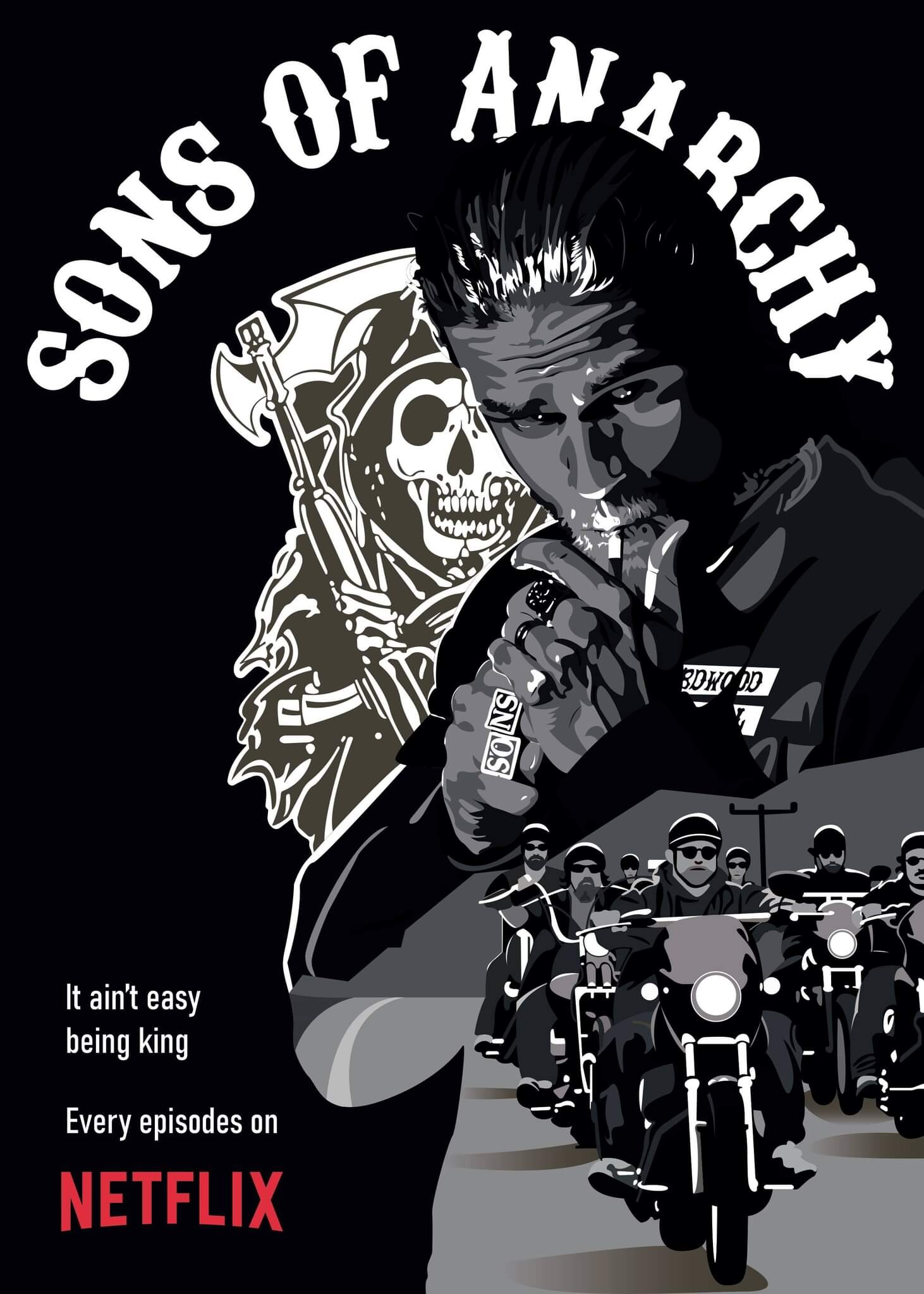 ArtStation Sons Of Anarchy poster