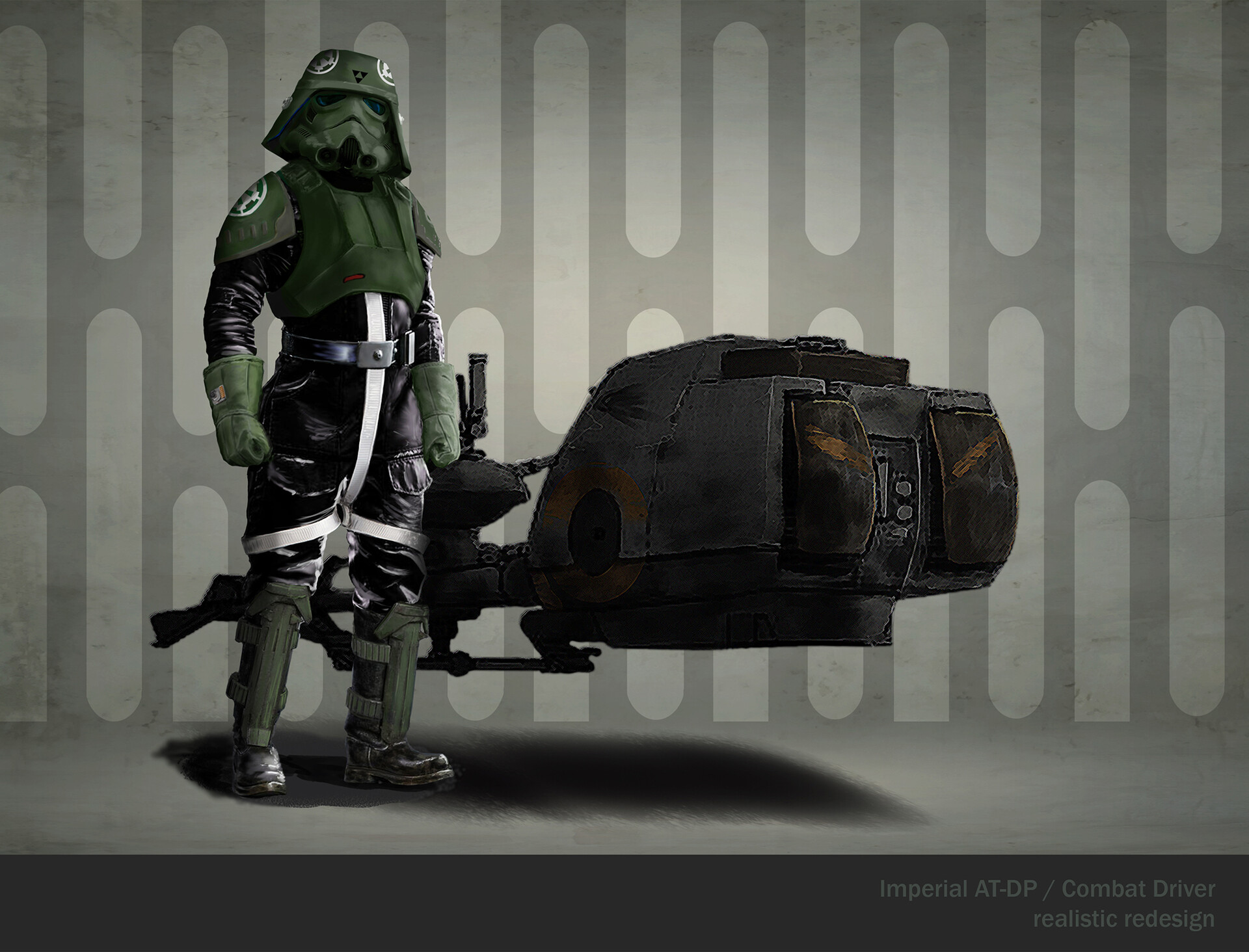 ArtStation Star Wars ATDP / Combat Driver Redesign (v2)