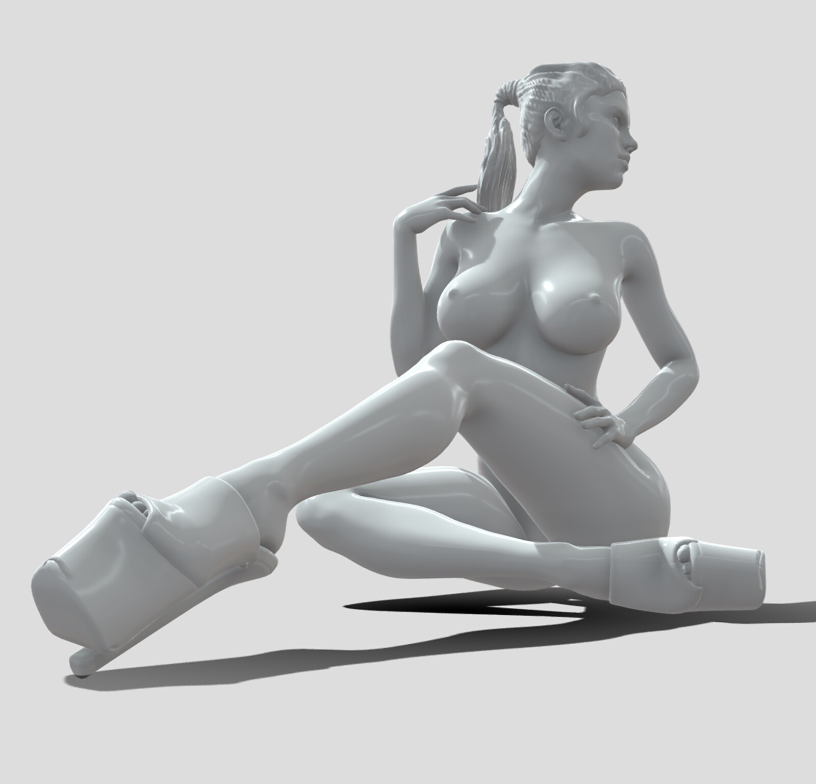 Woman nude 3d printable.
