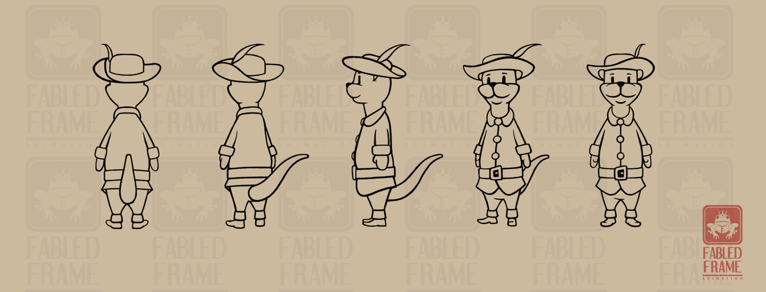 Squiggles Character Turnaround (2017)