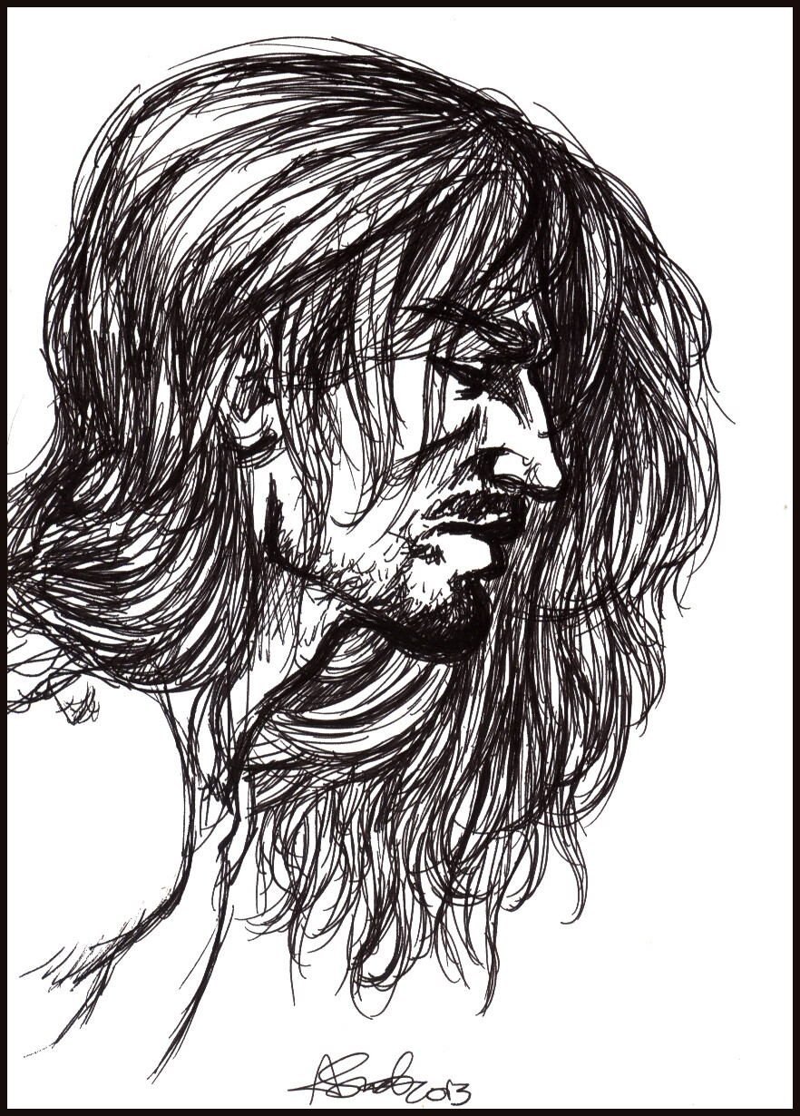 Ballpoint ink sketch.