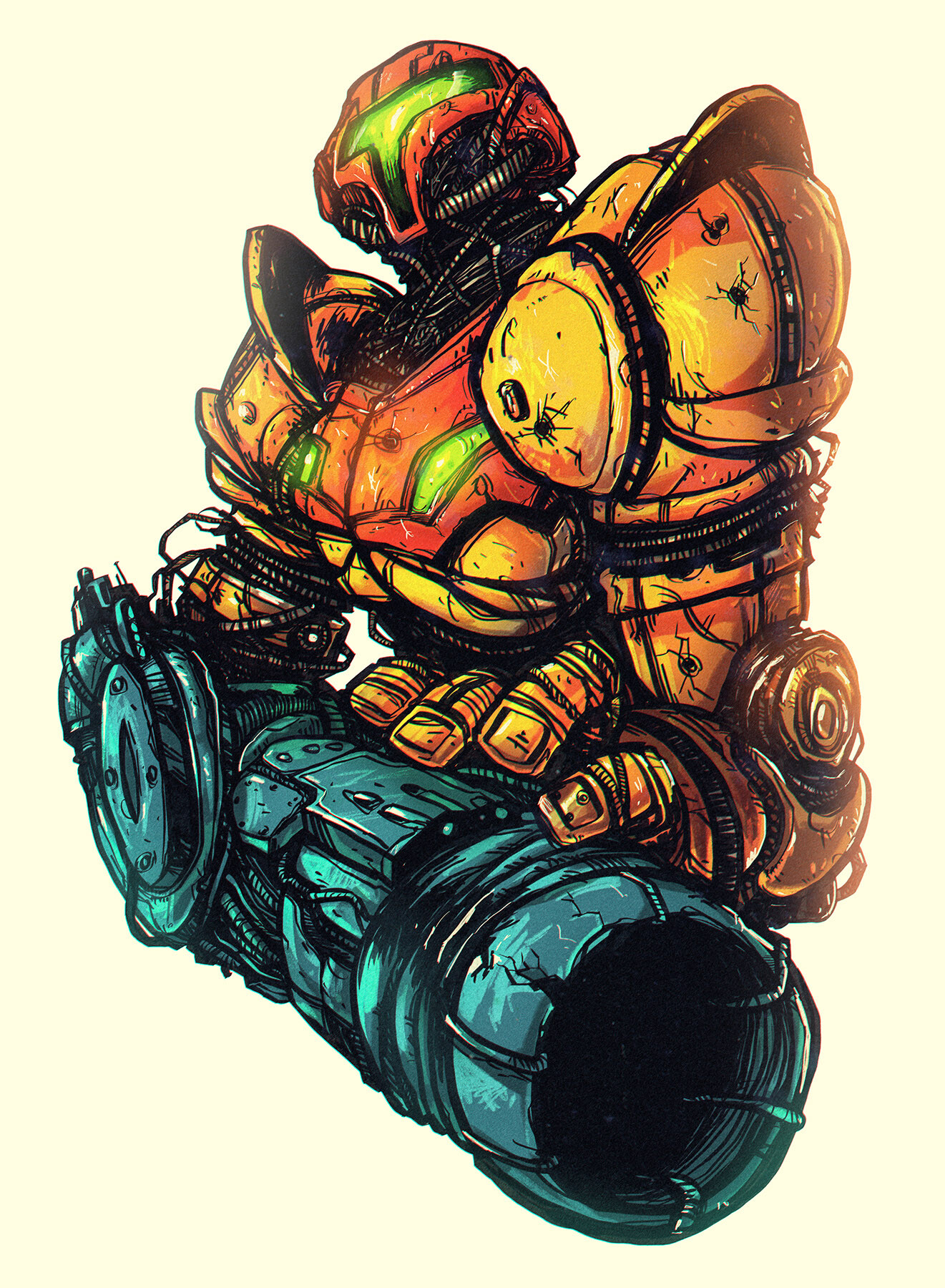 ArtStation - Samus - Metroid