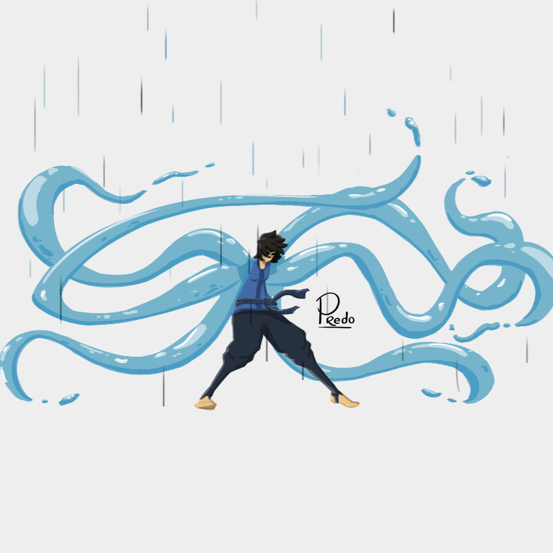 ArtStation Water bending