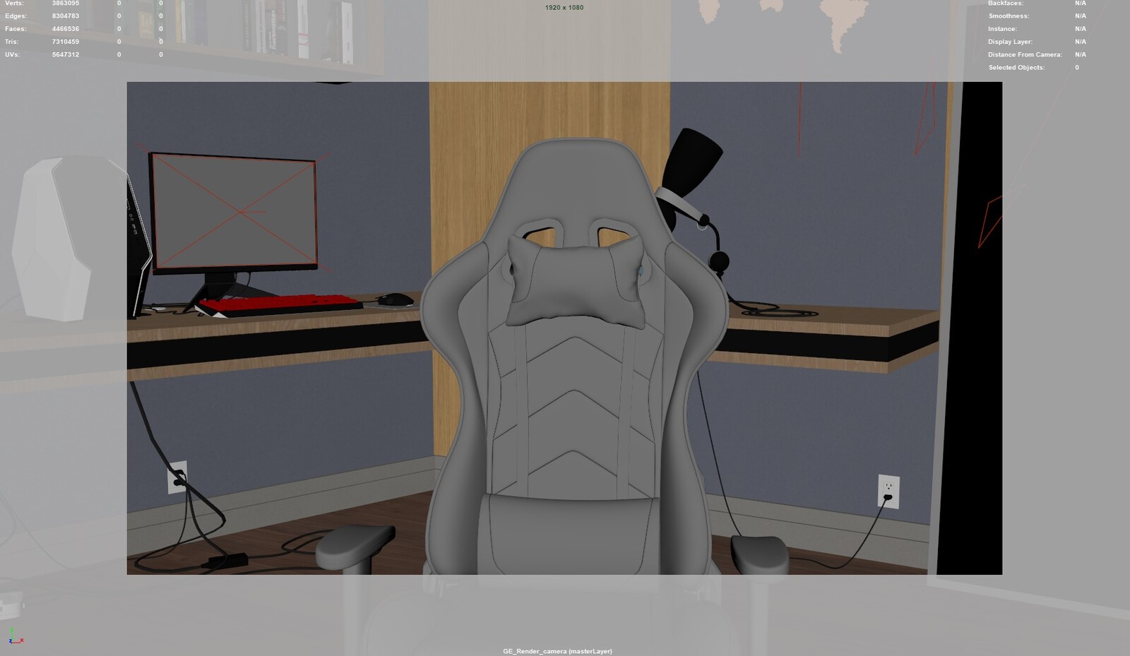 Maya viewport 1