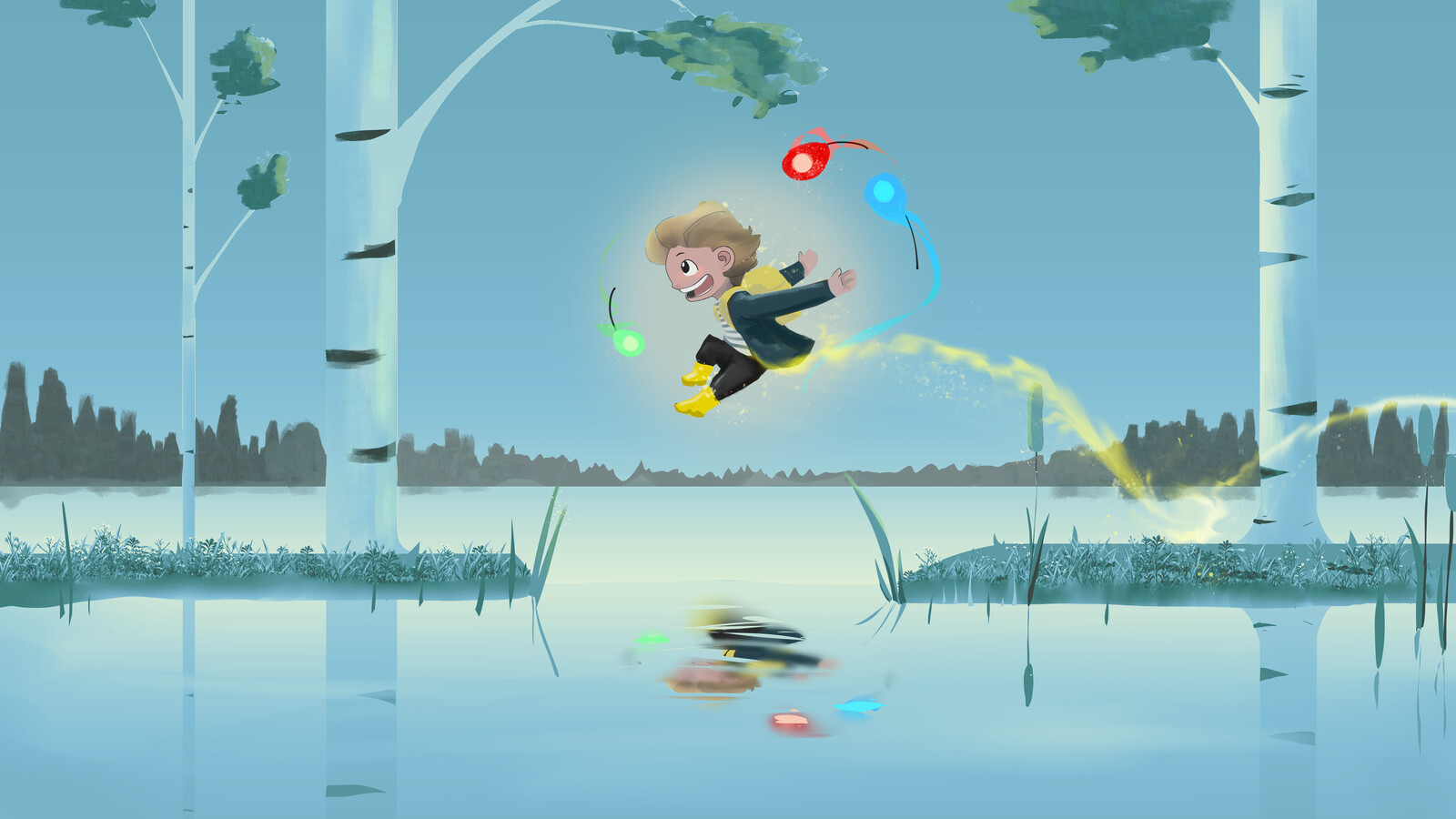 The first concept about the game, before character design, was locked.