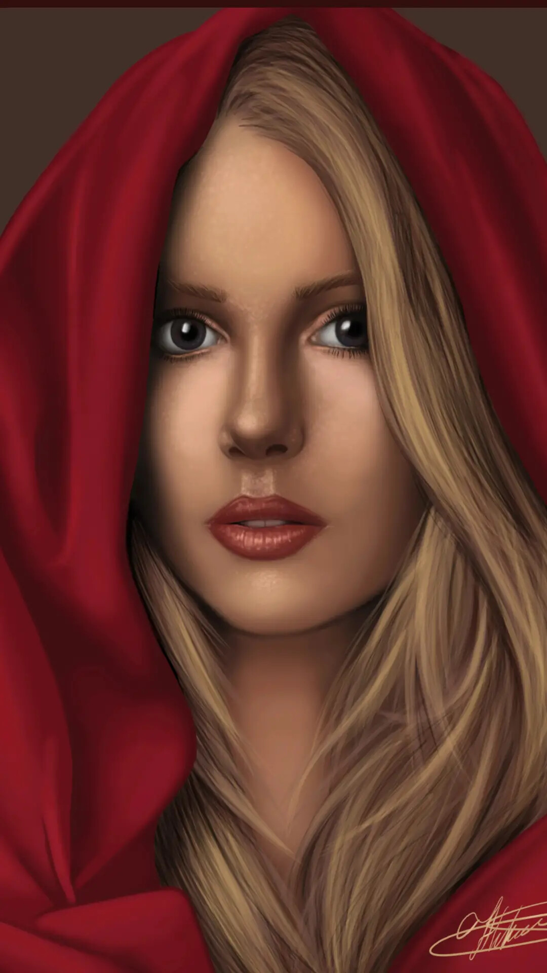 ArtStation - Girl in red