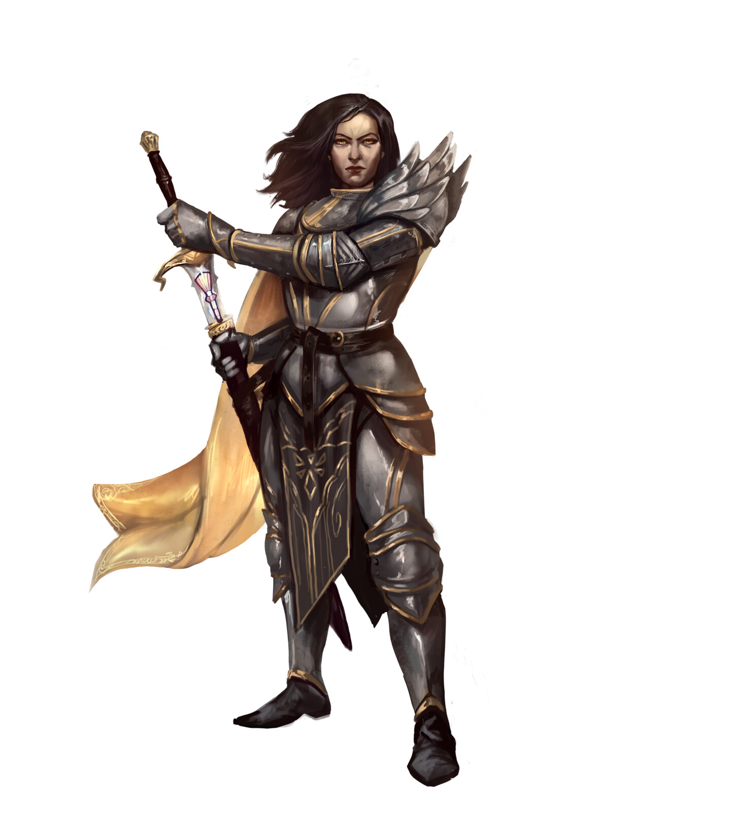 Eugenio Frosali - Aasimar Cleric Commission